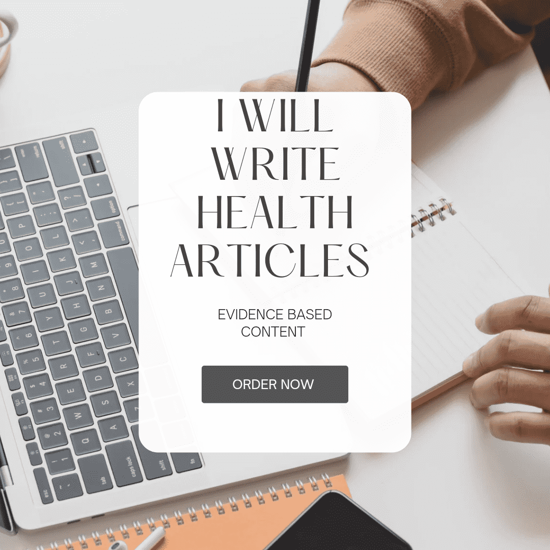 I will rewrite an article on health related topics