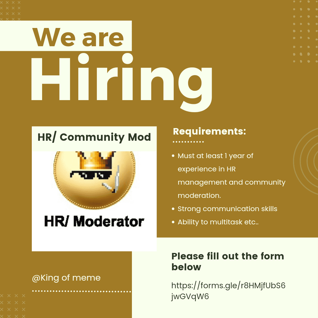 HR/ Community Moderator