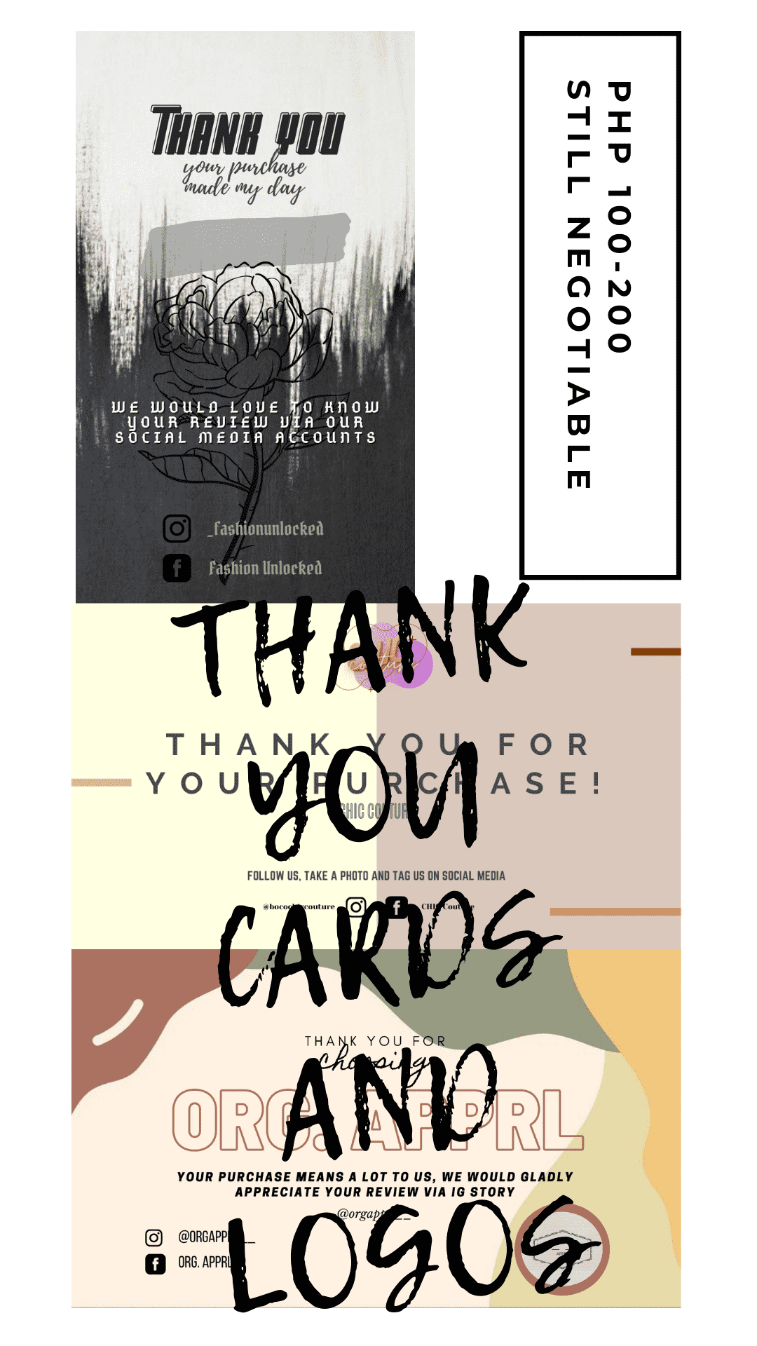 Logo Design, Thank You Cards etc image 1