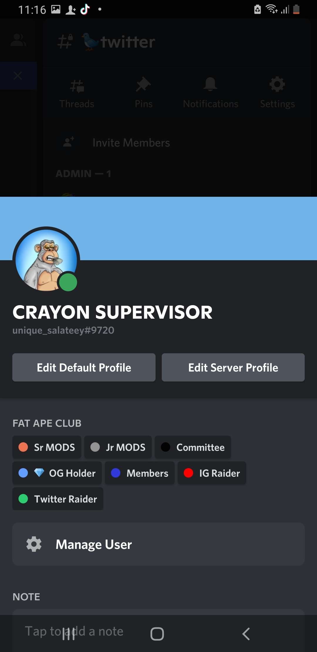 Discord moderator| community manager
