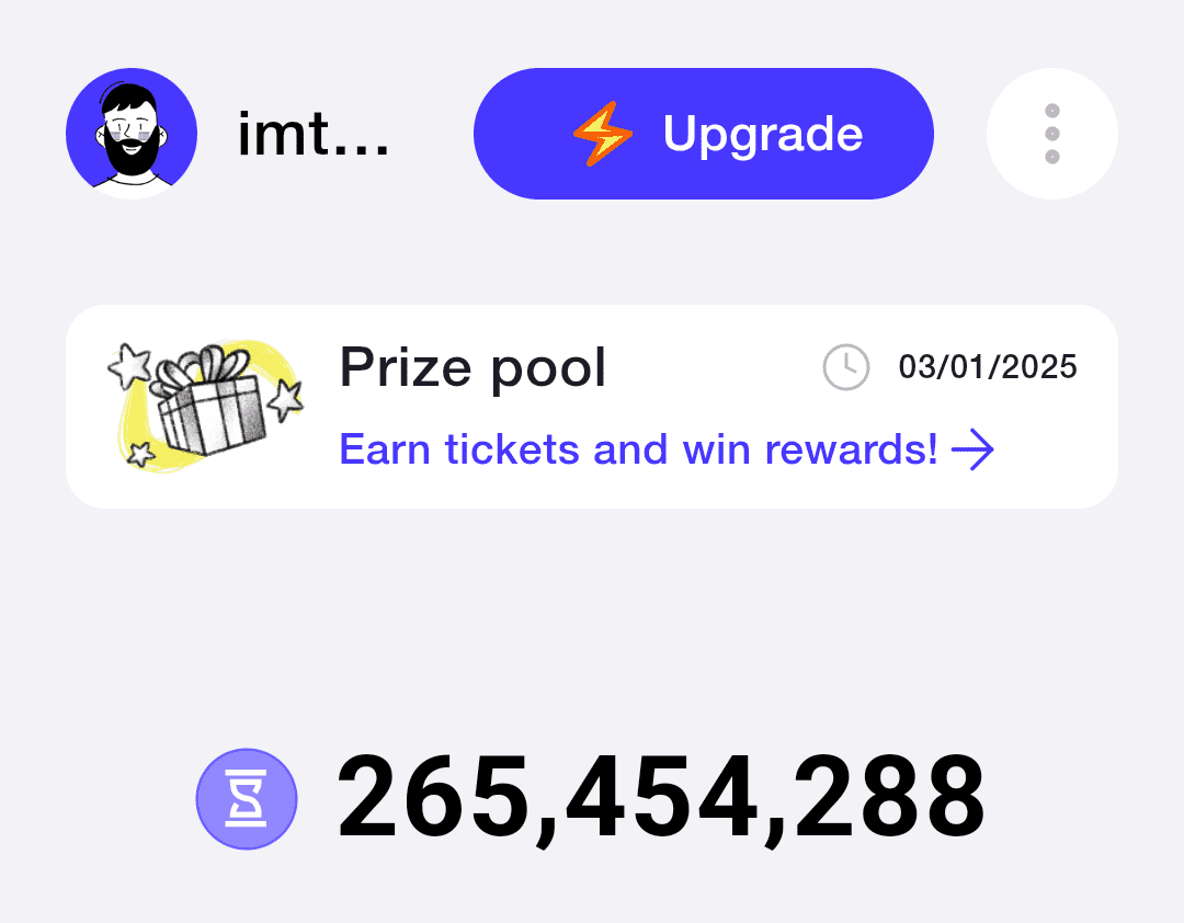 I want to sell my 265 Millions $Second Tokens