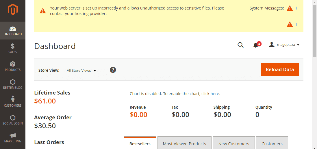 Magento2 backend developing