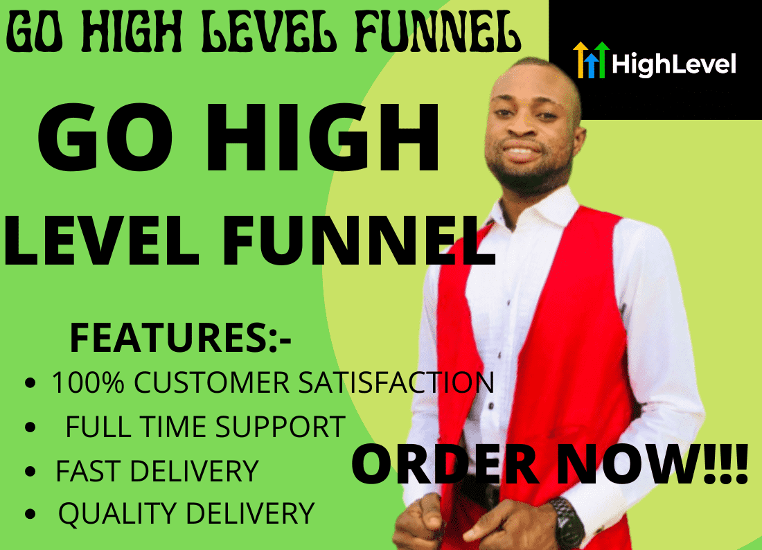I will build go high level sales funnel and website on gohighlevel