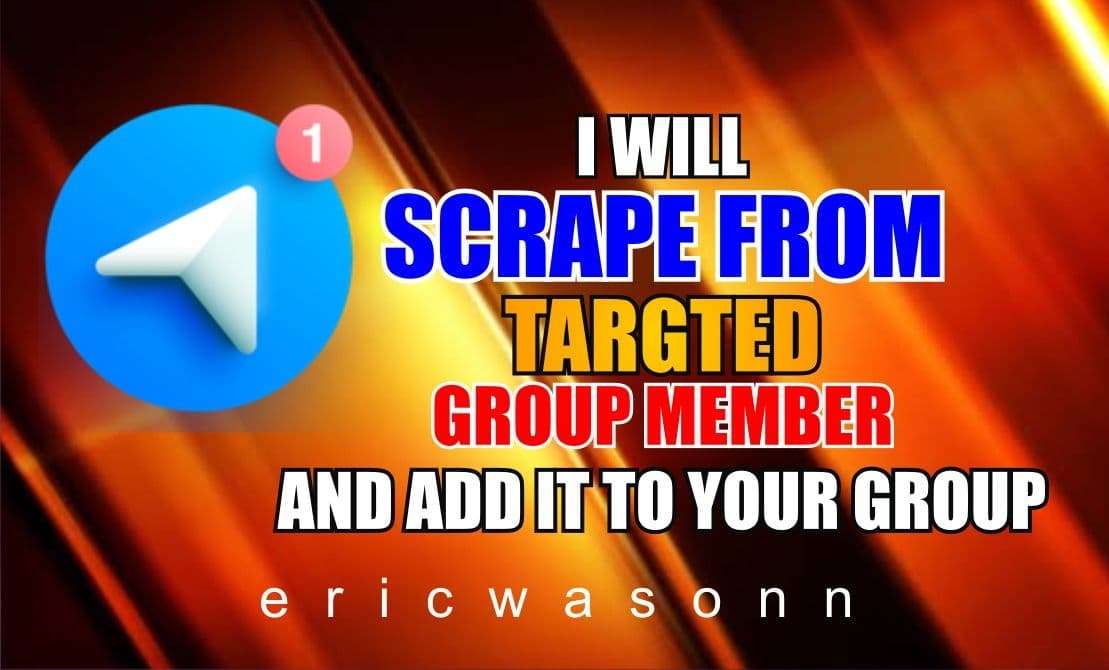 i will do telgram scraper telegram adder, subscriber member
