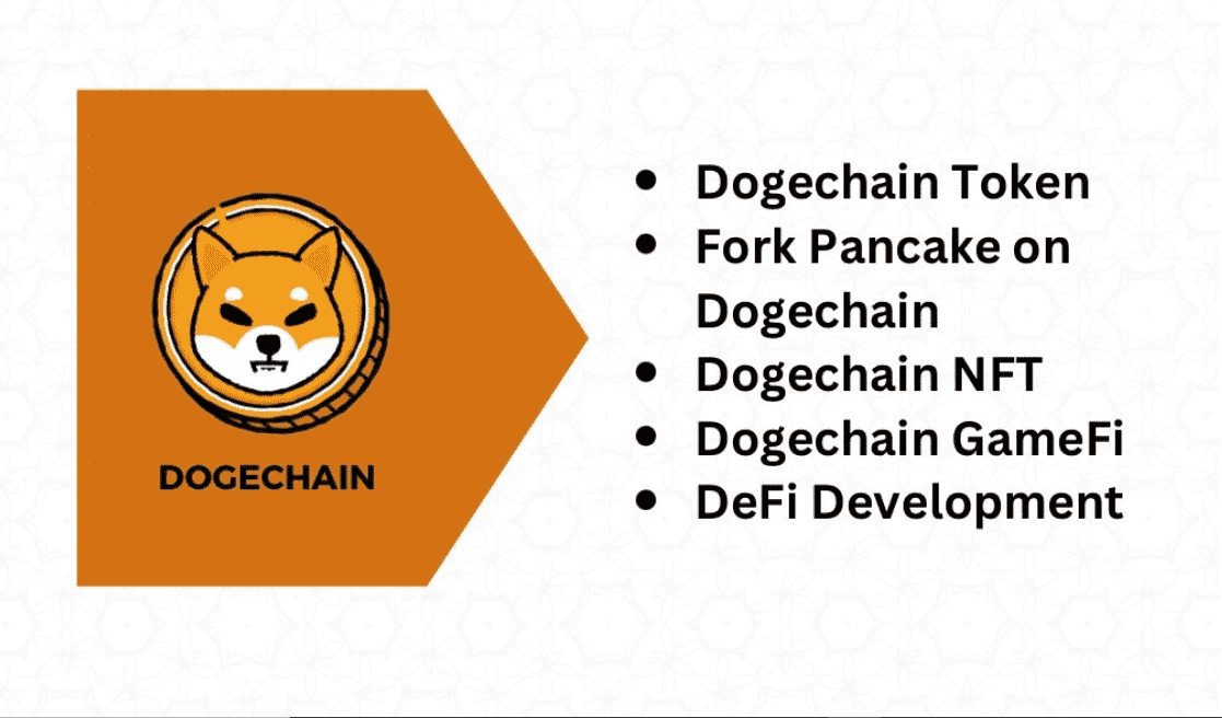 I will create a dapp, dex, game, token, bridge and nft on dogechain blockchain