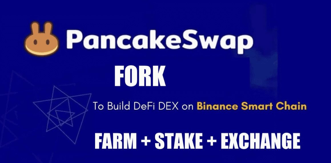 I will fork pancakeswap, fork olympus dao, dex exchange