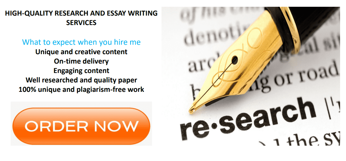 I will be your professional essay writer and research expert