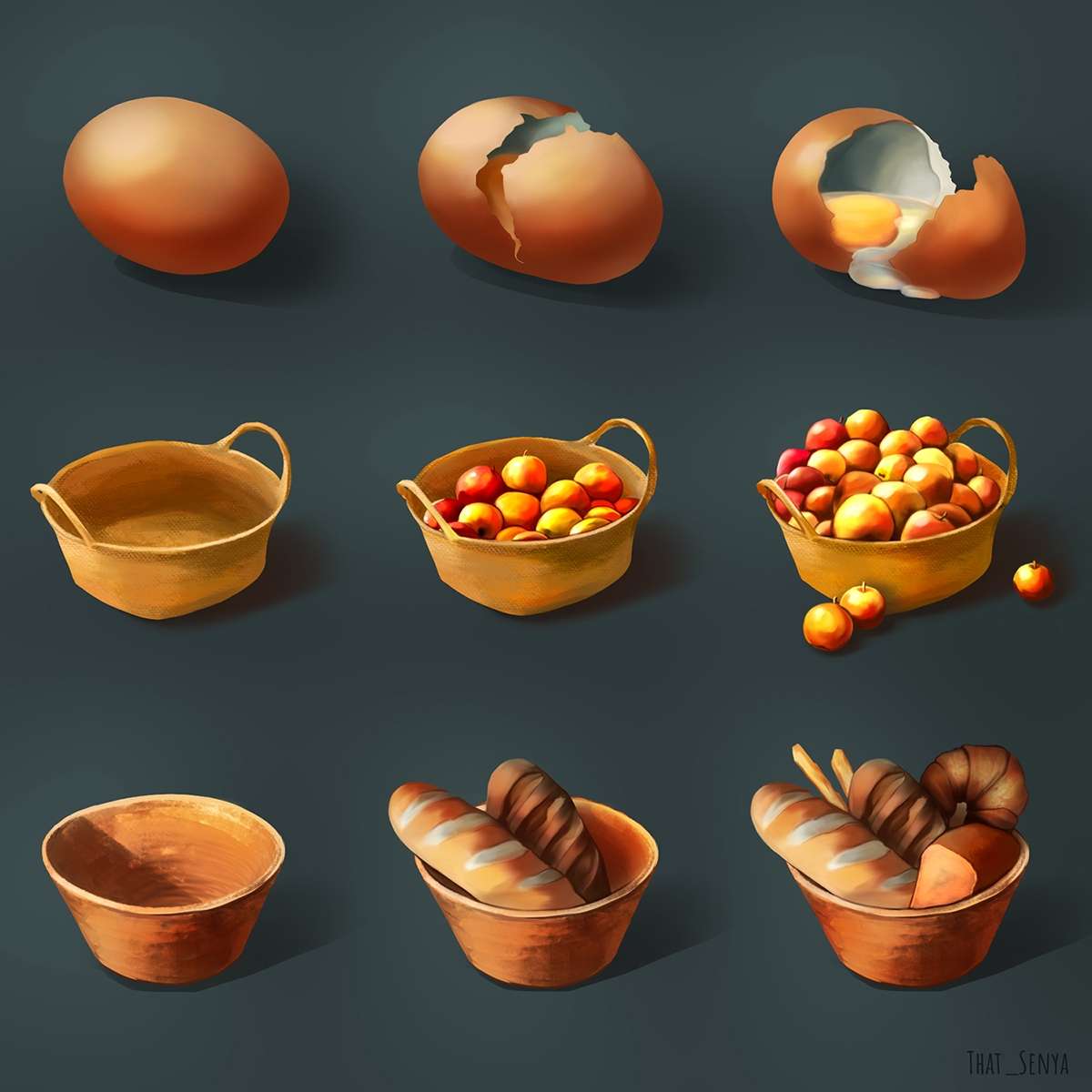 I will draw icons, props for your game
