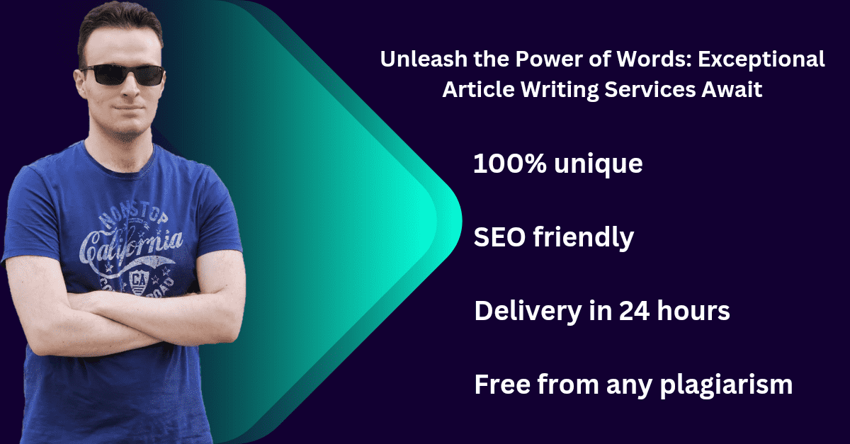 I will write articles