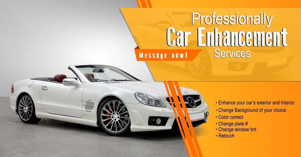 I will enhance professionally your car exterior and interior