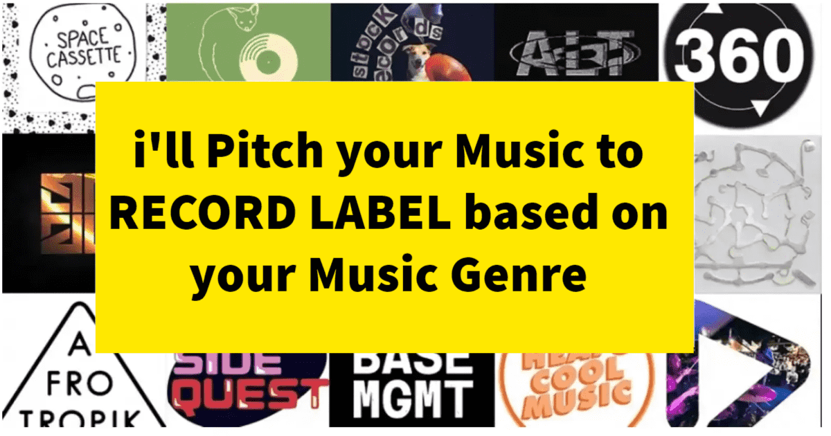 I will pitch your music to major record label looking for rising talents