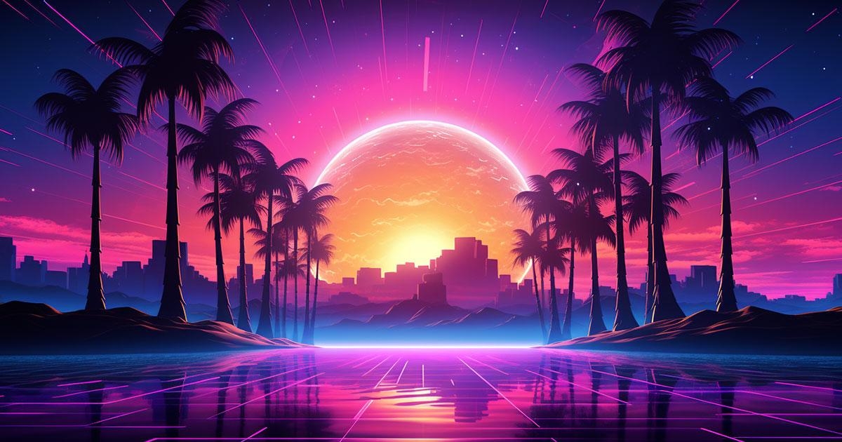 I will produce 80s-inspired synthwave or deep house music