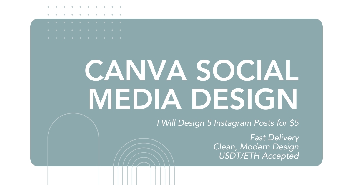 I will design 5 Instagram posts using Canva