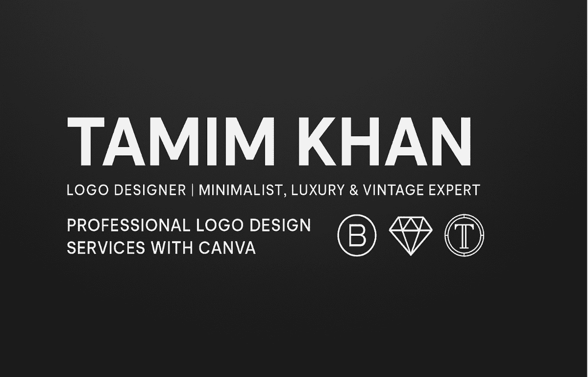 I will design a professional Minimalist, Luxury, or Vintage Logo using Canva