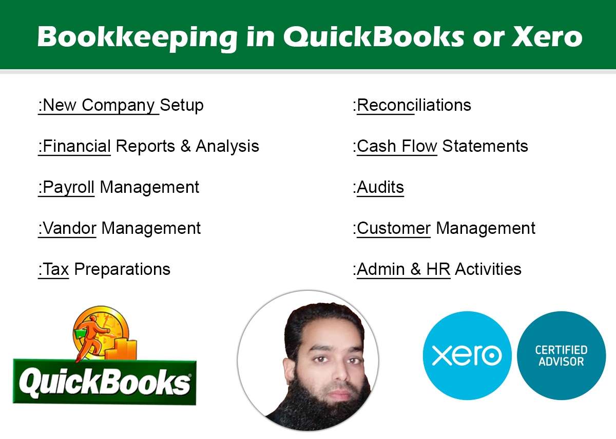 I will do your accounting and bookkeeping professionally