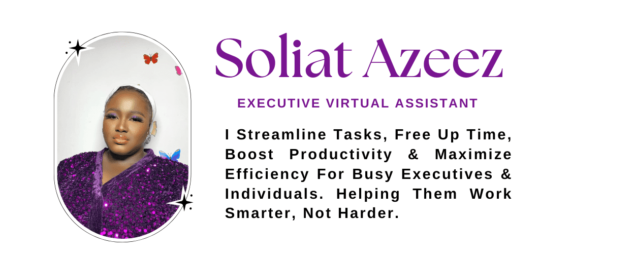 I will help you work smarter as your virtual assistant.