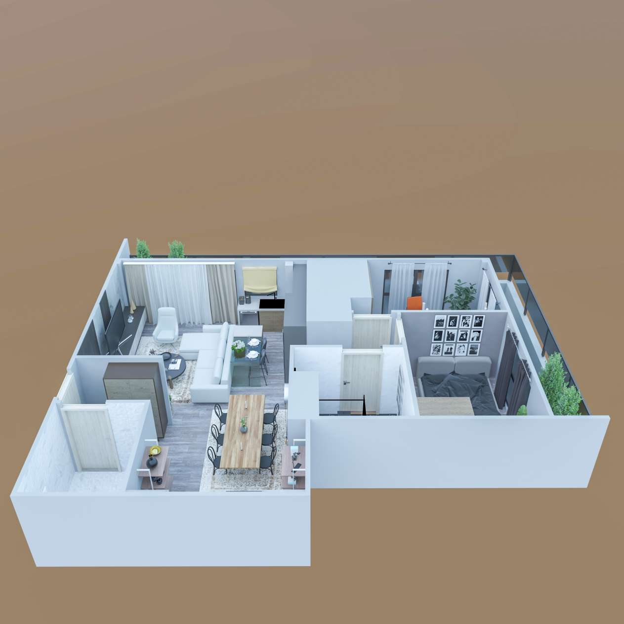 Render Realstic 3d Floor Plan image 4