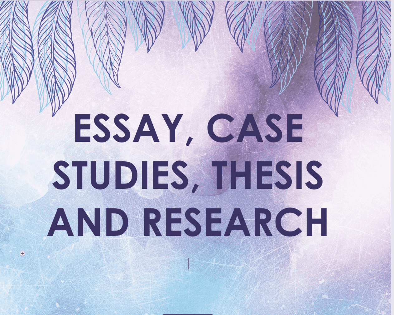 I will help in urgent essays and case studies in any field.