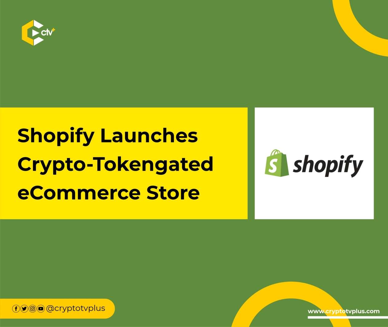 do shopify ecommerce website store to accept btc, eth, binance crypto payments