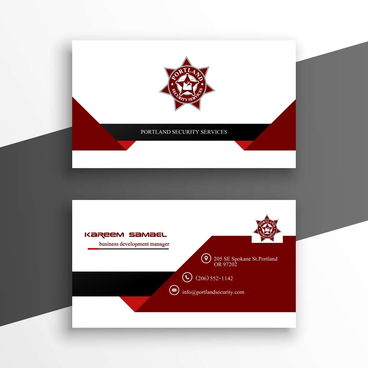 I will design business card.