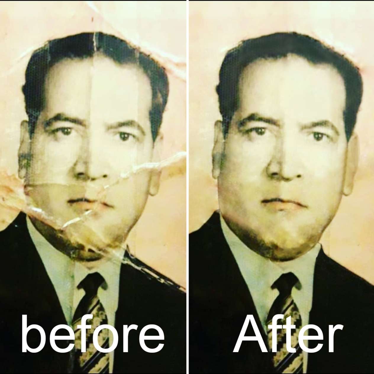 I will repair your old destroyed photos = 5$