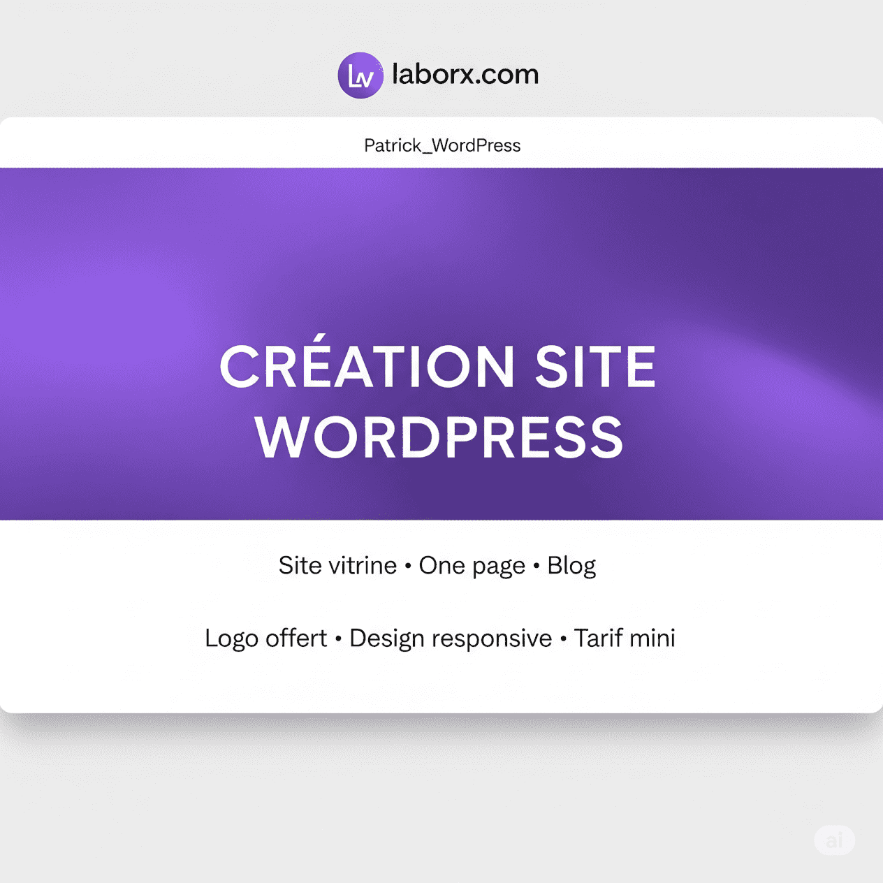 I will create your WordPress website (business, one page, or blog) + free logo