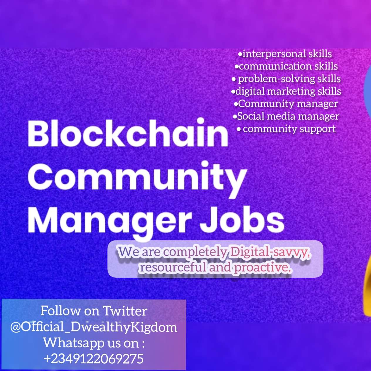 CryptoMaximalist|partner for Okex|Community,Social mediaMGT