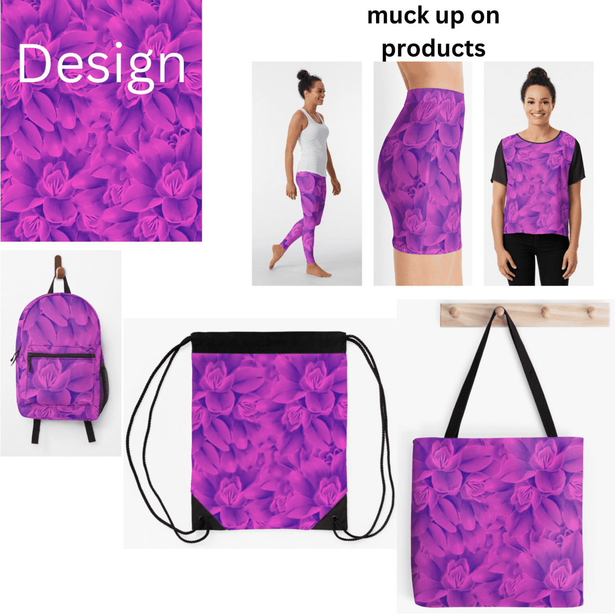 creating professional Designs mock up on your products