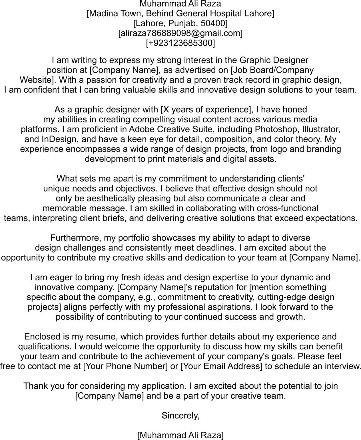 A Highly Recommended Graphic Designer for you...!!!