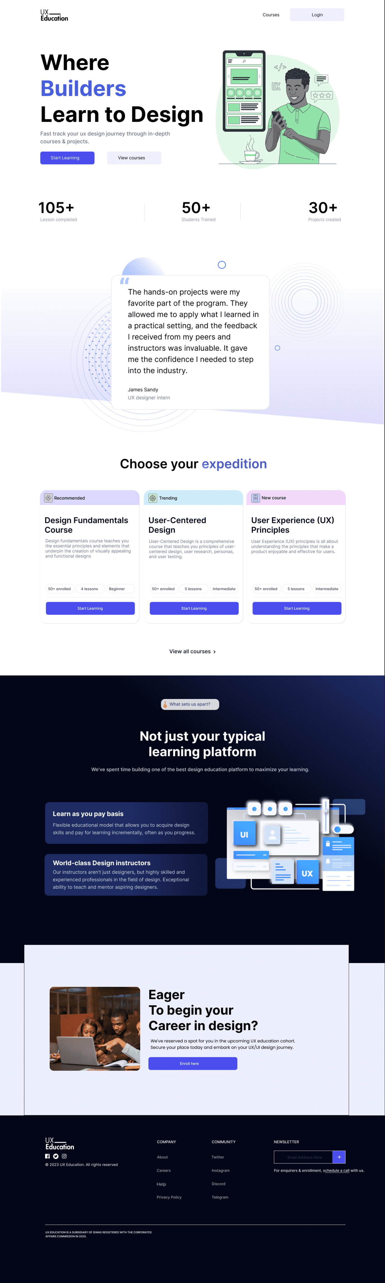 I will design a captivating landing page on figma for your project