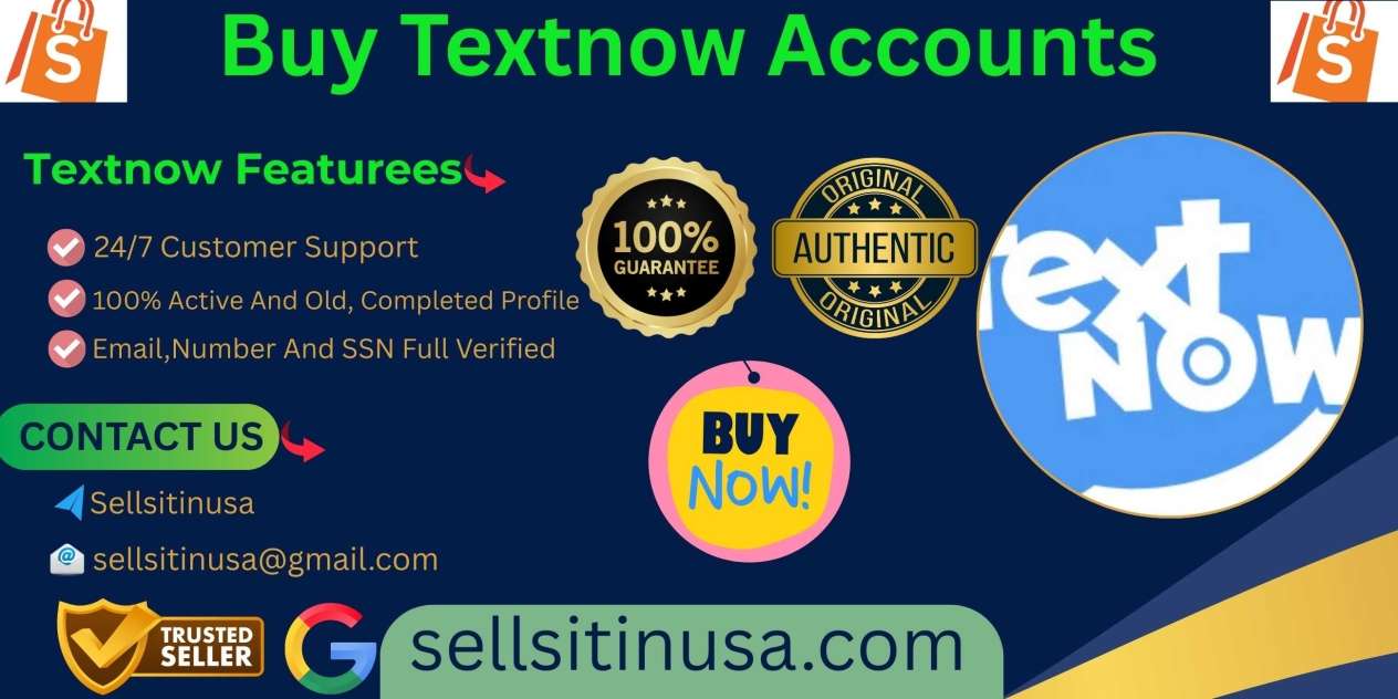 Where You Easily Buy Textnow Accounts   - With Old And Active