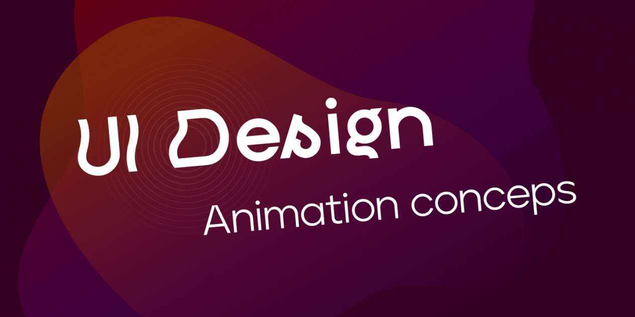 UI Design Concepts with animation