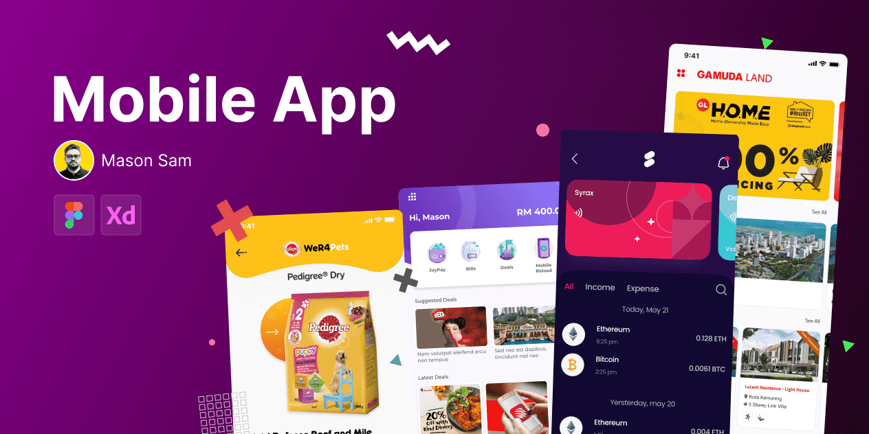Mobile App Design: I will design a friendly, modern apps