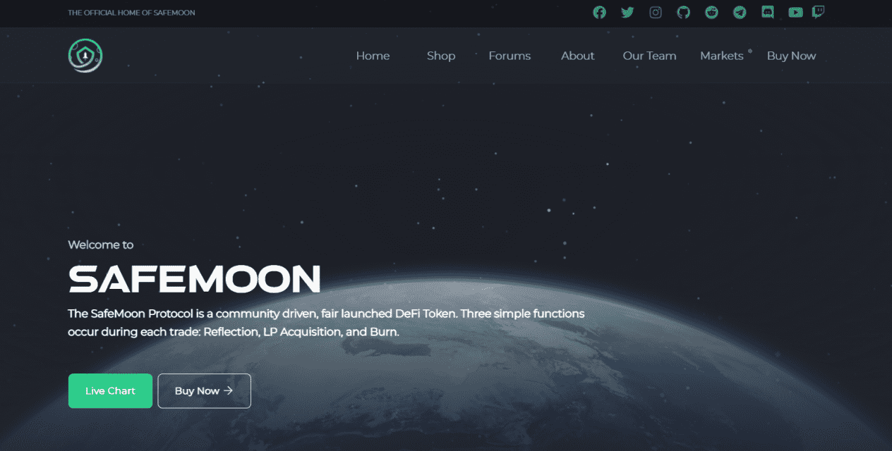 Develop a Smart Contract similar to Safemoon