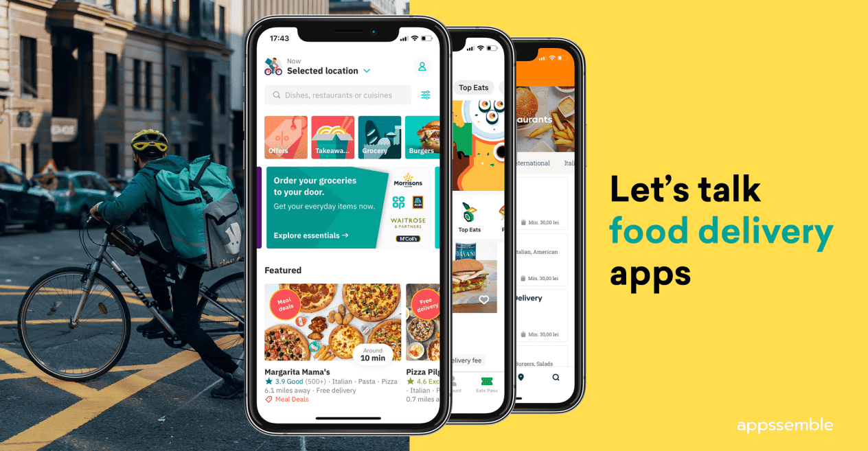 I will design and develop food delivery apps like Uber eats