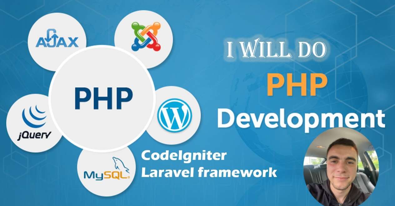 I will be your php mysql codeigniter laravel developer