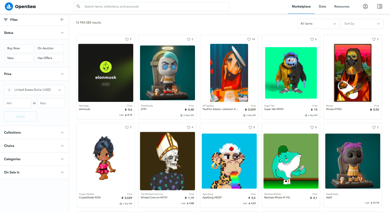 I will Create NFT Marketplace with Minting Engine
