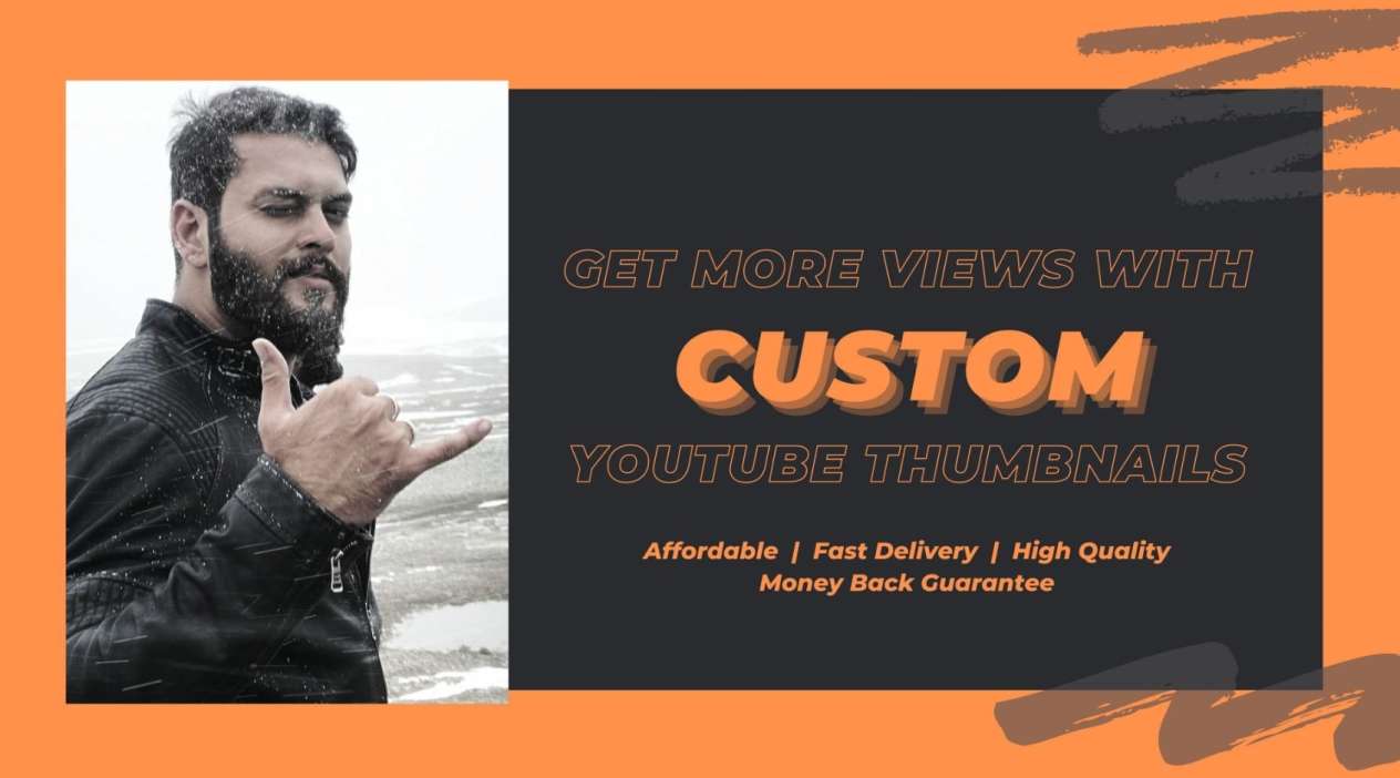 I will design custom youtube thumbnails for your channel in 2 hours.