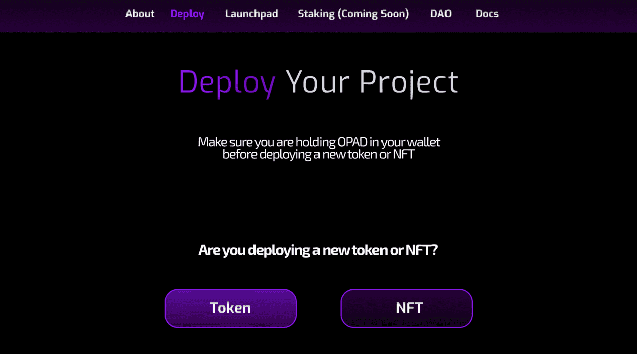 Launchpad platform for omnichain NFT and tokens deployment. image 1