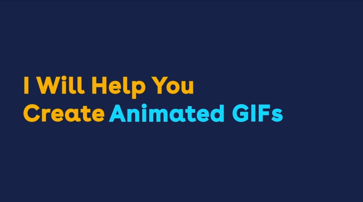 I'll create a seamlessly looping custom animated gif