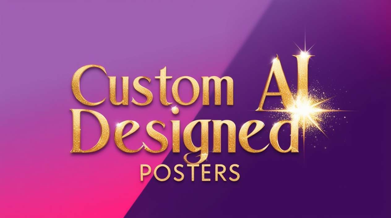 I Will Design Custom Posters with AI for Your Events, Ads, or Brands