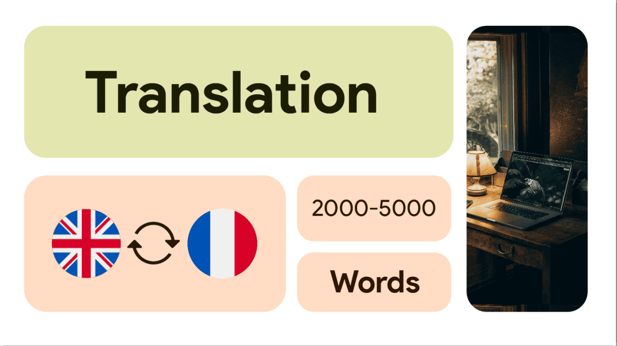 TRANSLATION [En to Fr] or vice-versa // 2000-5000 Words