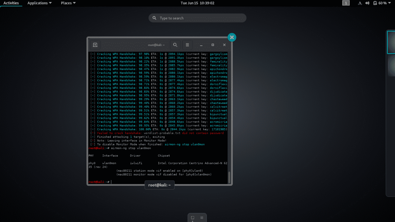 I will Configure kali linux Operating System