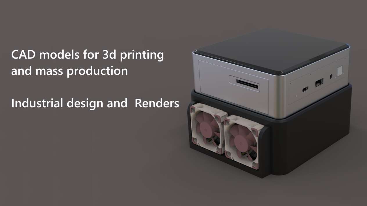 I'll provide  CAD models for 3d printing and production