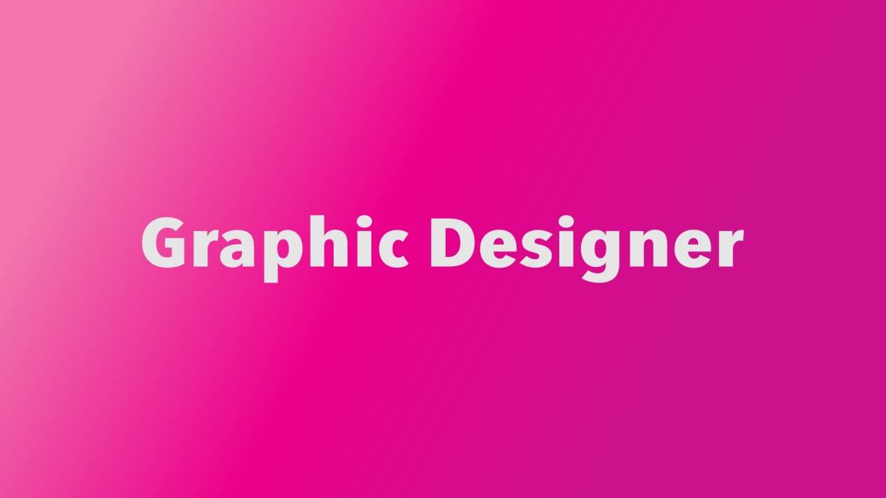 I am a ghraphic designer