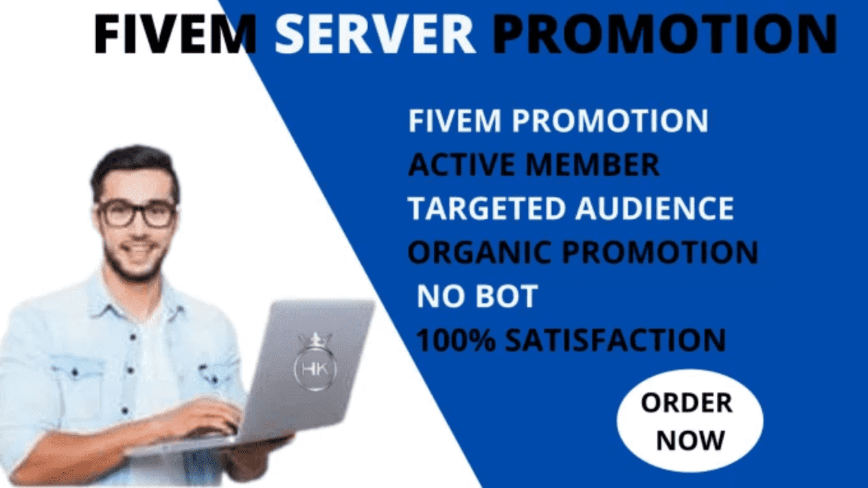 I will do fivem server promotion, discord server, fivem server