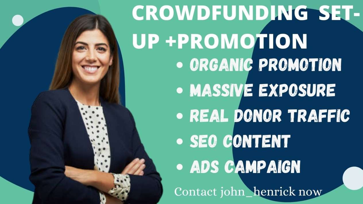 I will crowdfunding promotion, crowdfunding campaign, promote kickstarter, fundraising