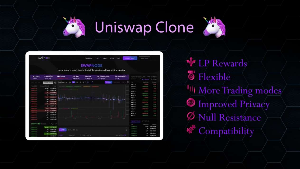 I will provide Uniswap Clone