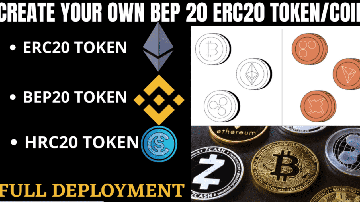I Will create or token on erc20, bep20