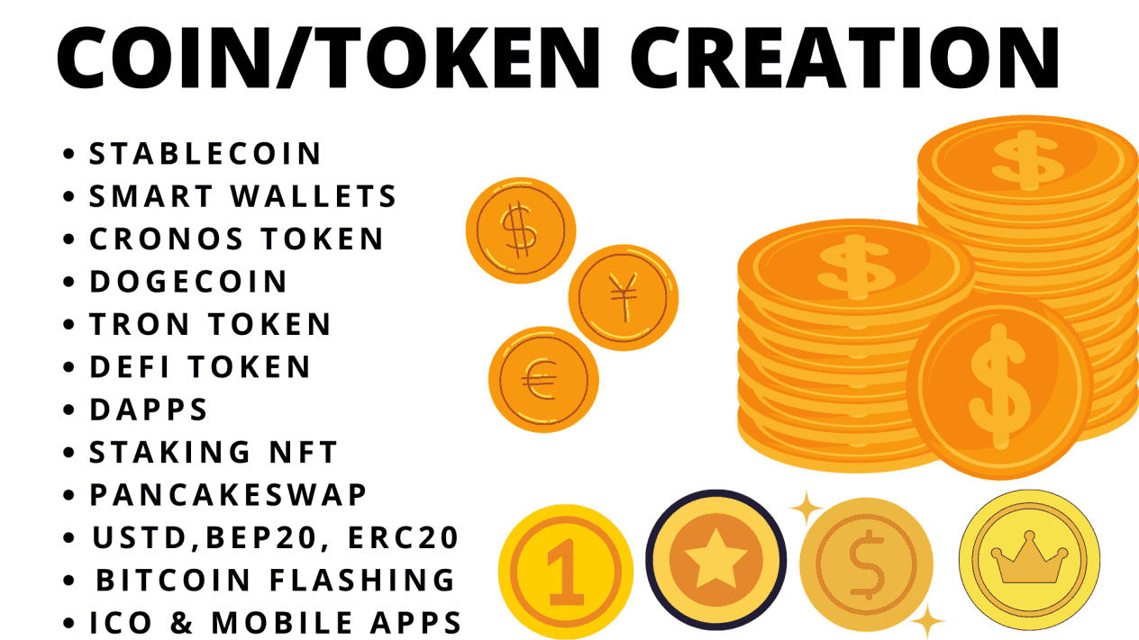 I will develop stablecoin token cronos pancakeswap dapps crypto defi tron